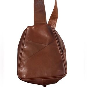 Brown Leather Women's Crossbody Bag